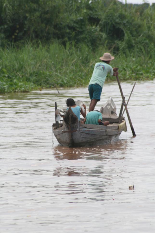 Cambodian Mekong river