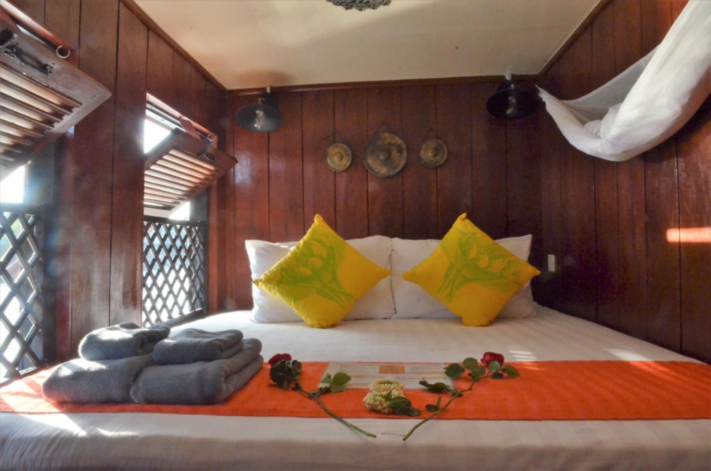 Front cabin Sat Toung - Cambodian cruises