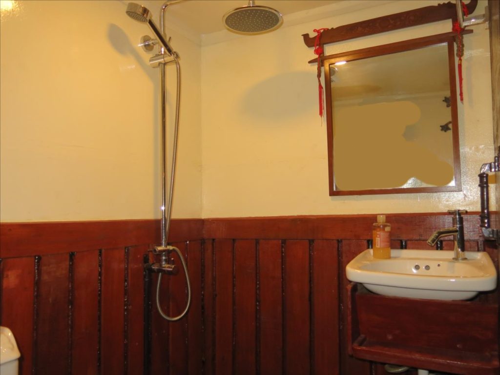 Bathroom front cabin